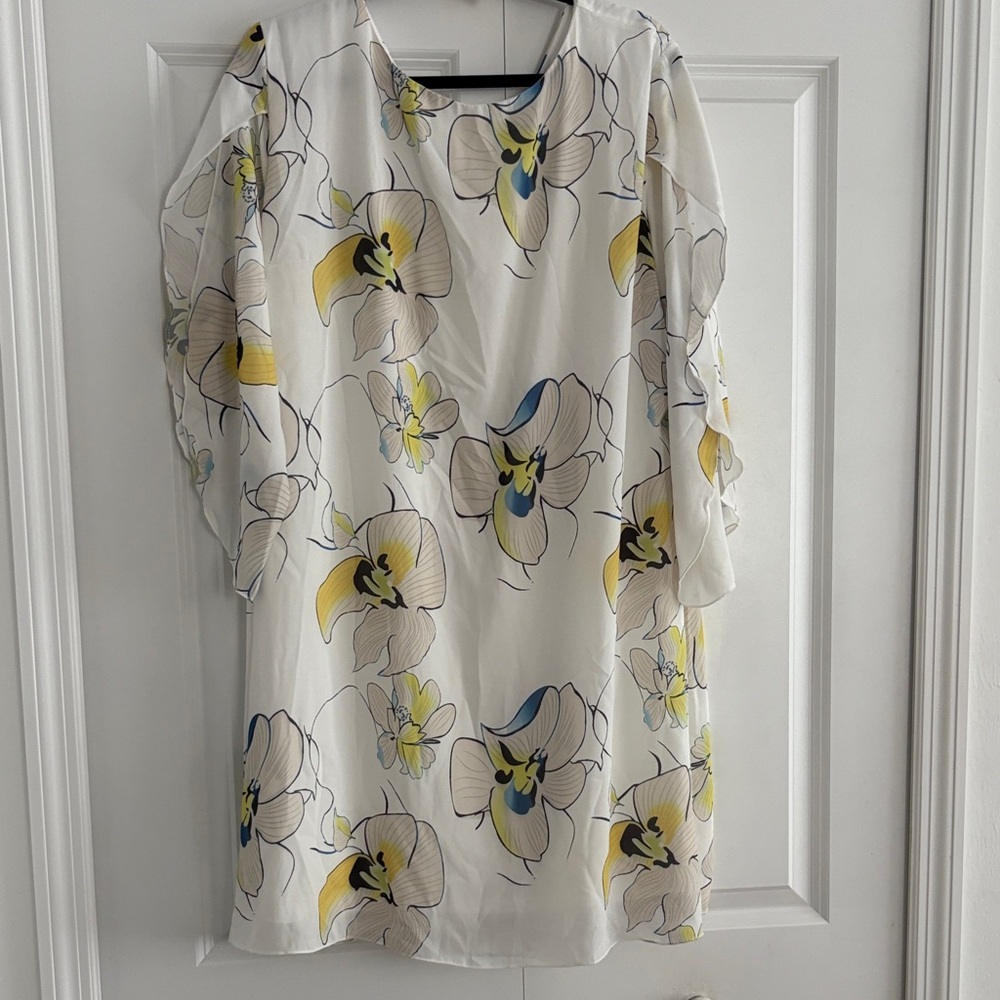 Grace Karin White and Blue Dress Size 2XL